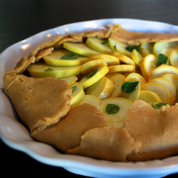 Summer Squash and Herb Galette