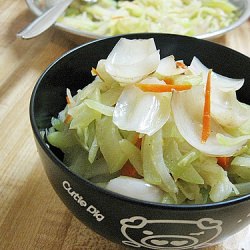 Chayote with Fresh Lily Bulbs