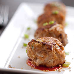 Sriracha Turkey Meatballs