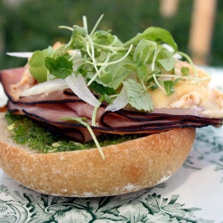 Sandwich Roll With Black Forest Ham