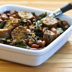 Sausage, Beans, and Greens