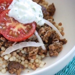 Spiced Lamb and Israeli Couscous