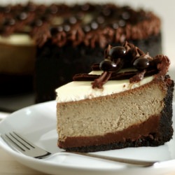 Cappuccino Fudge Cheesecake