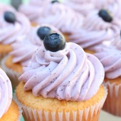 Blueberry Lemon Vanilla Cupcakes