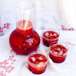 Watemelon Punch with Mint and Lime