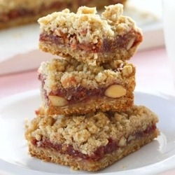 Strawberry Crumble Bars