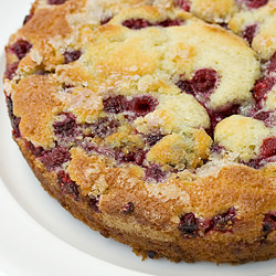 Raspberry Buttermilk Cake