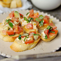 Simple Tomato Bruschetta