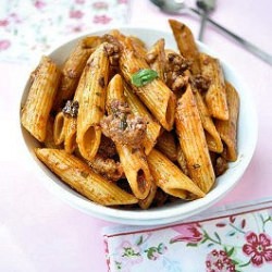 Penne with Sausage Ragu