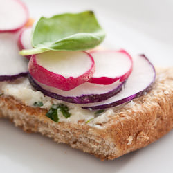 Radish Crostini