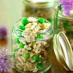 Barley and Fresh Pea Salad