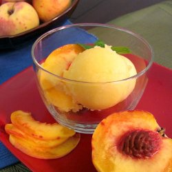 Peach Mango Sorbet