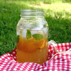 Ginger Peach Juleps