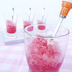 Raspberry Granita Grapefruit