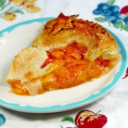 Homemade Peach Pie