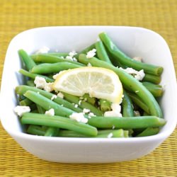 Green Beans with Lemon and Feta