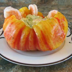 Stuffed Tomatoes with Shrimp