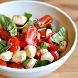 Cherry Tomato Caprese Salad