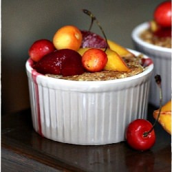 Stone Fruit Almond Crumble