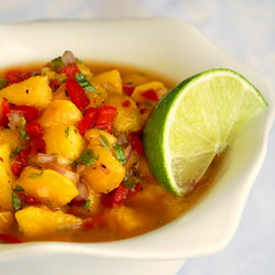 Peach Lime Salsa