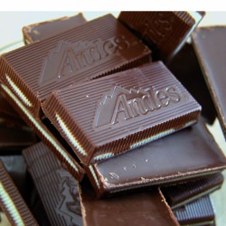 Andes Mints as Brownie Topping