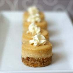 Peanut Butter Mini Cheesecakes