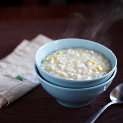 Corn with Sweet Rice & Coconut Milk