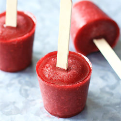 Pomegranate, Raspberry Popsicles