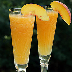 Frozen Peach Bellini