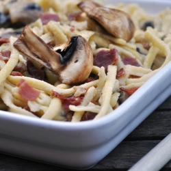 Bacon Mushroom Spaetzle