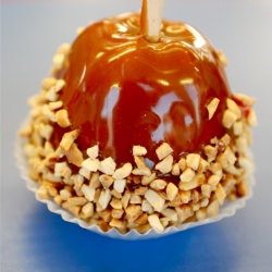 Peanut Caramel Covered Apple