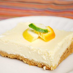 Triple Citrus Cheesecake Bars