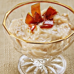 Caramel Pudding with Caramel Shards