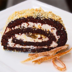 Chocolate Orange Swiss Roll