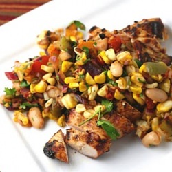 Grilled Chicken with Salsa