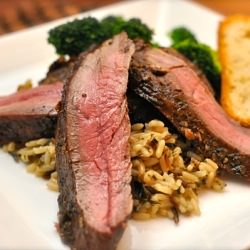 Grilled Flank Steak with Rosemary