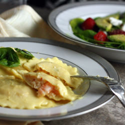 Shrimp and Lobster Ravioli