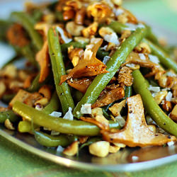 Chanterelle Mushrooms & Green Beans