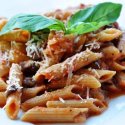 Mushroom Penne Pasta