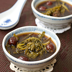 Watercress Soup with Luo Han Guo