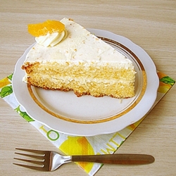 Orange Cream Layer Cake