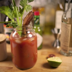 Breakfast Bloody Mary w/Bacon