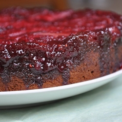 Nectarine-Raspberry Gingerbread