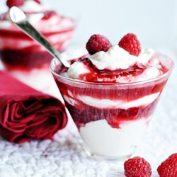 Paula Deen’s Raspberry Parfait