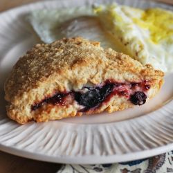 Blueberry Jam Scone