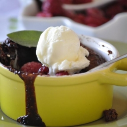 Double Choc-self Saucing Pudding