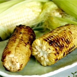 Grilled Corn in Miso Butter