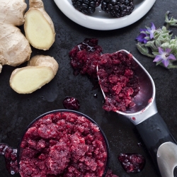 Blackberry & Ginger Granita