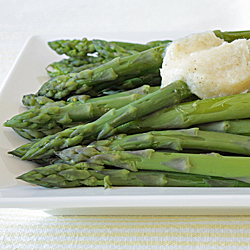 Asparagus with Parmegiano Butter