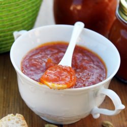 Apricot Jam with Cardamom, Vanilla